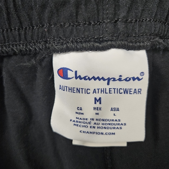 Champion Athleticwear Womens Jogger Sweatpants Size Medium M Soild Black - Picture 9 of 10